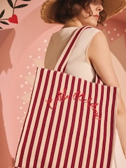 Cath Kidston Cherry Stripe Large Book Bag - Image 3 of 4