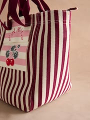 Cath Kidston Cherry Stripe Large Market Tote Bag - Image 10 of 11