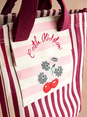 Cath Kidston Cherry Stripe Large Market Tote Bag - Image 11 of 11