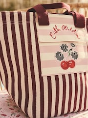 Cath Kidston Cherry Stripe Large Market Tote Bag - Image 8 of 11