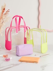 Set of 4 Clear Makeup Bags - Image 1 of 4
