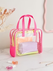 Set of 4 Clear Makeup Bags - Image 2 of 4