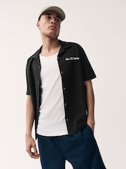 Black Text Graphic Jersey Shirt - Image 3 of 9