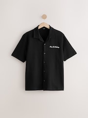 Black Text Graphic Jersey Shirt - Image 7 of 9