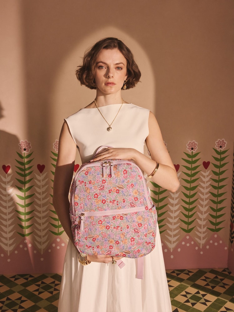 Cath Kidston Waters Ditsy Foldaway Backpack - Image 2 of 8