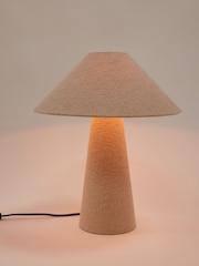 Oliver Bonas White Alma Desk and Table Light - Image 2 of 6
