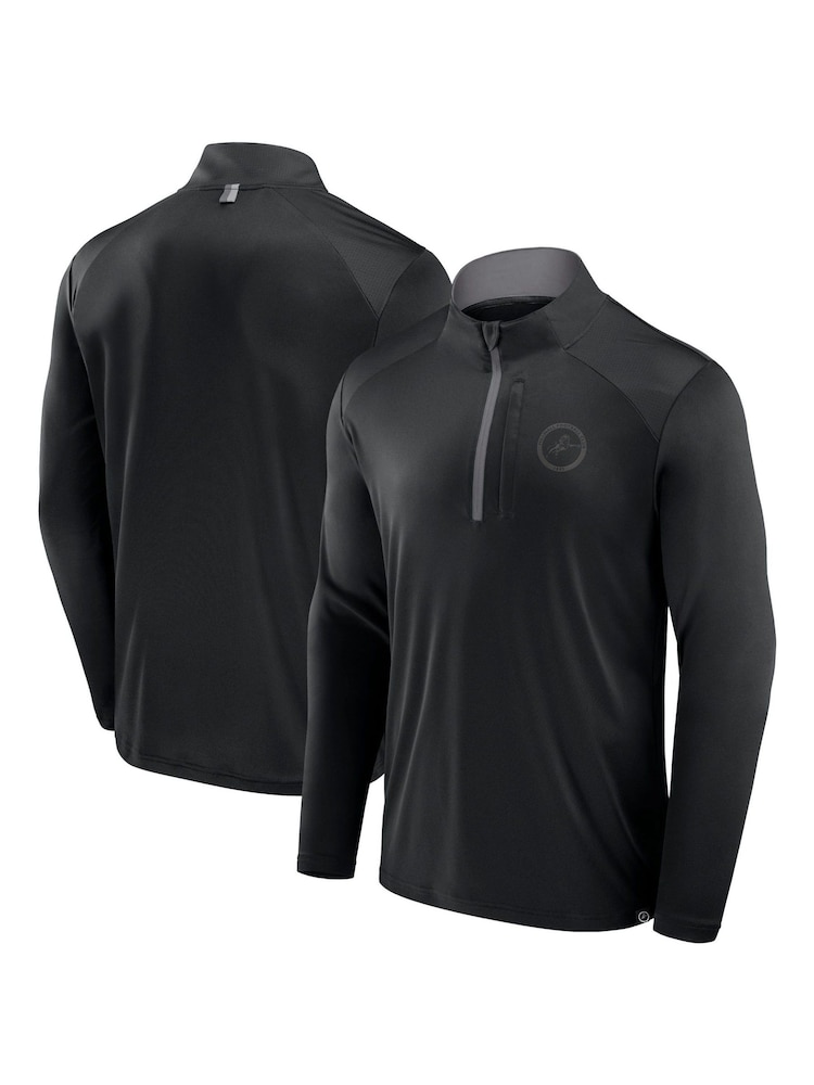 Fanatics Millwall Defender Quarter Zip Black Fleece - Image 1 of 3