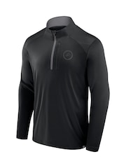 Fanatics Millwall Defender Quarter Zip Black Fleece - Image 2 of 3
