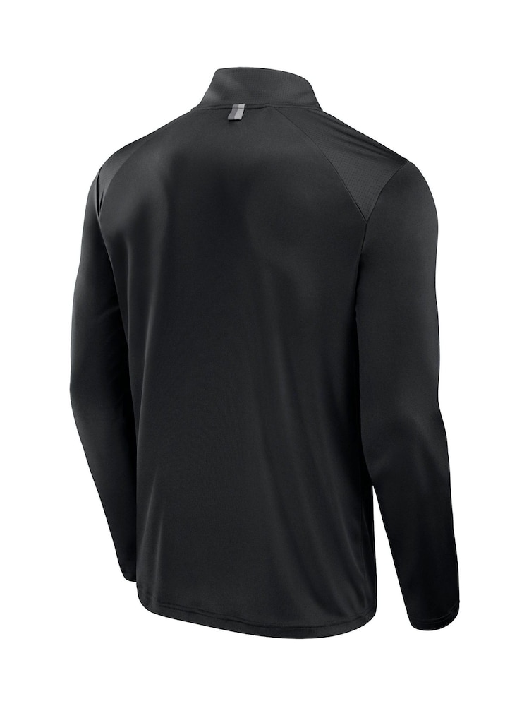 Fanatics Millwall Defender Quarter Zip Black Fleece - Image 3 of 3
