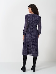 Crew Clothing Kyra Metallic Jacquardkleid - Bild 3 von 5