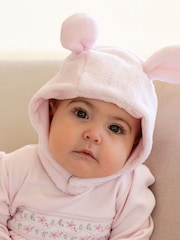 Emile et Rose Pink Faux Fur Hat with Rose Bunny ears - Image 1 of 5