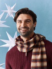 Crew Clothing Company Natural Wool Scarf - Image 1 of 2