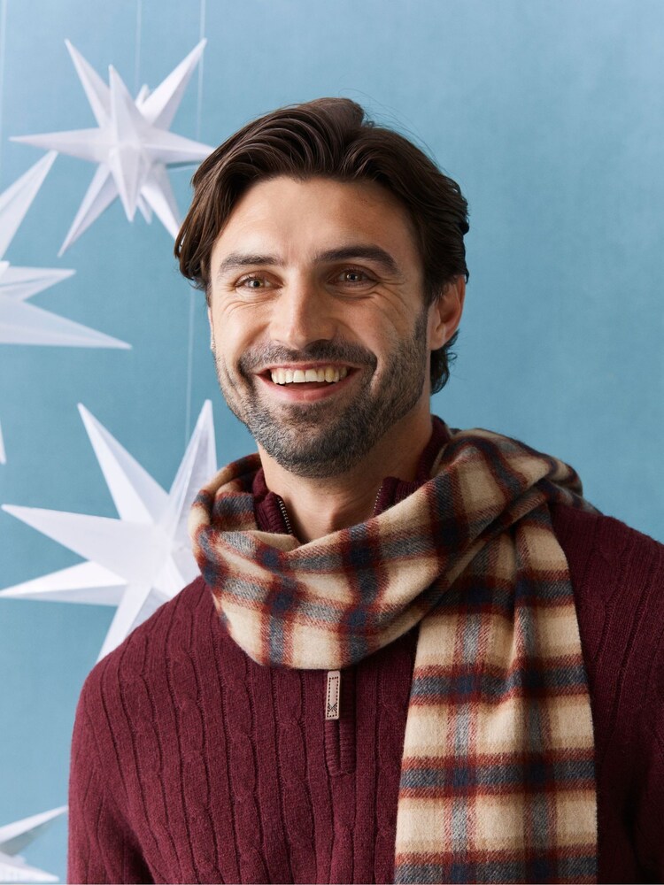 Crew Clothing Company Natural Wool Scarf - Image 1 of 2