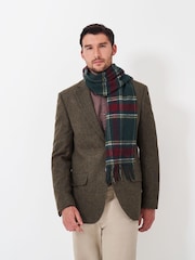 Crew Clothing Company Blue Grey Wool Scarf - Image 1 of 2