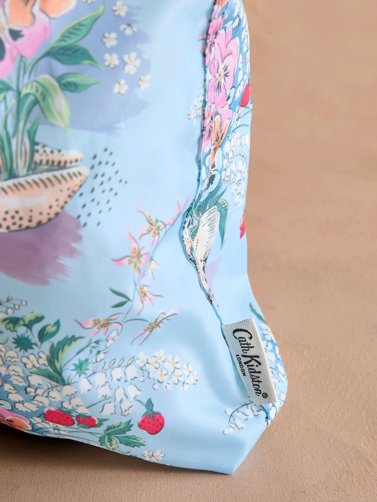 Cath Kidston Blue Bouquet Foldaway Shopper Bag - Image 2 of 4