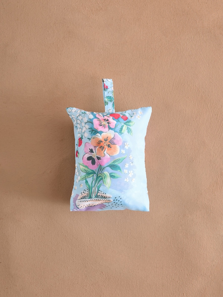 Cath Kidston Blue Bouquet Foldaway Shopper Bag - Image 4 of 4