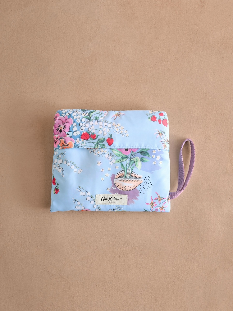 Cath Kidston Blue Bouquet Large Foldaway Tote Bag - Image 5 of 5