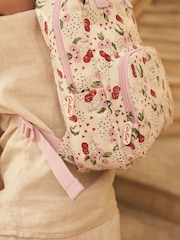 Cath Kidston Ecru Cherry Kids Medium Backpack - Image 3 of 6