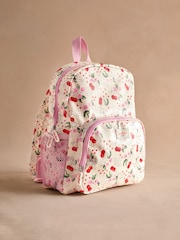 Cath Kidston Pink Lace Hearts Kids Large Backpack - Image 4 of 6