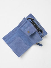 FatFace Blue Etta Suede Purse - Image 2 of 2
