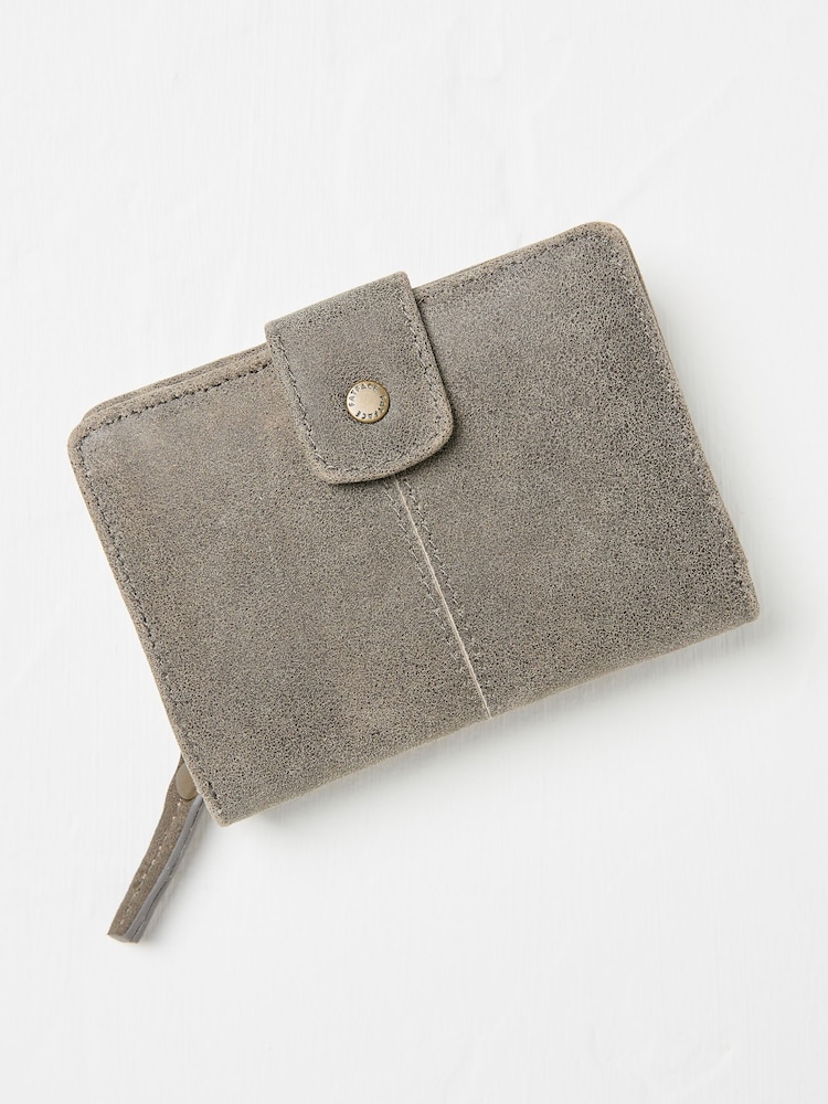 FatFace Grey Etta Suede Purse - Image 1 of 2