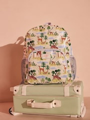 Cath Kidston Blue Safari Kids Large Backpack - Image 1 of 5