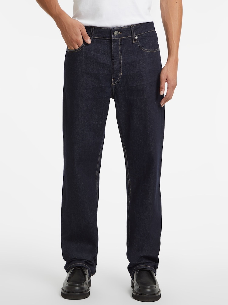 Guess Jeans Blue Relaxed Fit Denim 100% Cotton Jeans - Image 1 of 6