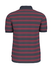 Guess Jeans Navy Stripe 100% Cotton Polo Shirt - Image 6 of 6