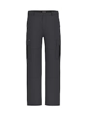 Guess Jeans Black Straight Fit Cargo 100% Cotton Trousers - Image 6 of 7