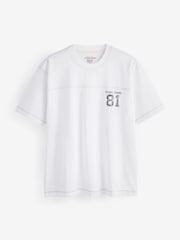 Guess Jeans Varsity Logo 100% Cotton T-Shirt - Imagen 1 de 1