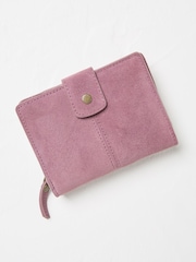 FatFace Purple Etta Suede Purse - Image 1 of 2