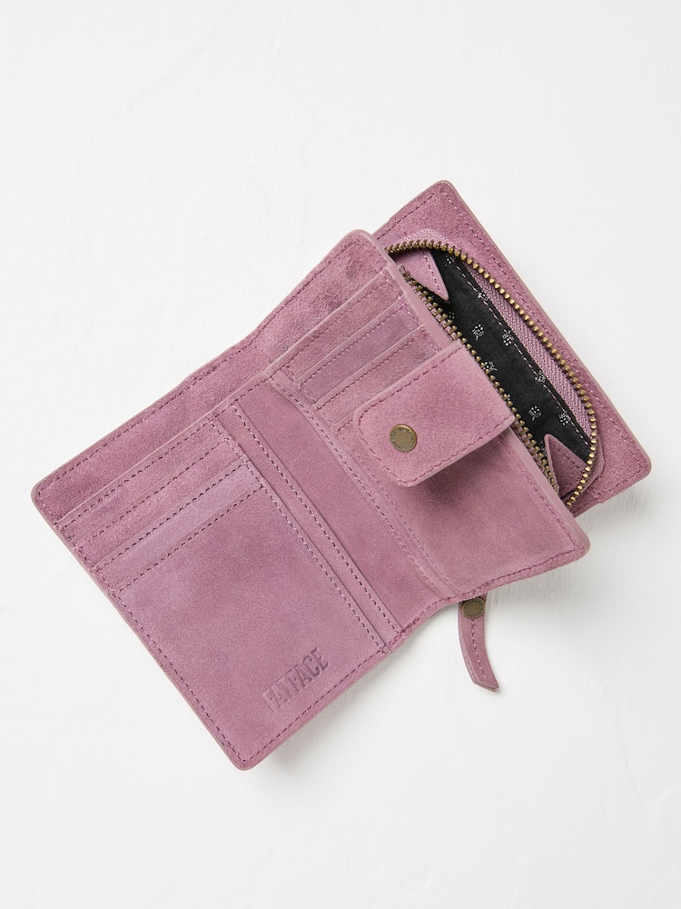 FatFace Purple Etta Suede Purse - Image 2 of 2
