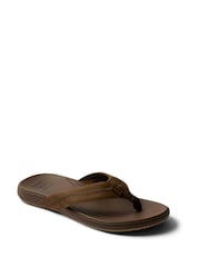 Reef Cushion Phantom Leather Brown Sandals - Image 2 of 6