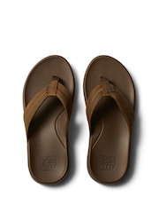 Reef Cushion Phantom Leather Brown Sandals - Image 3 of 6
