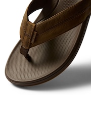 Reef Cushion Phantom Leather Brown Sandals - Image 5 of 6