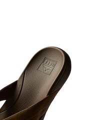 Reef Cushion Phantom Leather Brown Sandals - Image 6 of 6