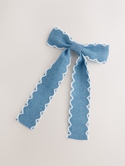 Blue Bow Clip - Image 1 of 4