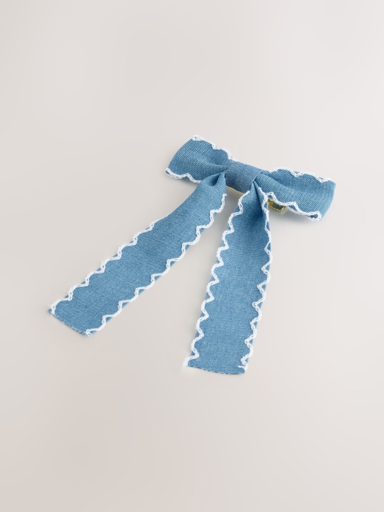 Blue Bow Clip - Image 2 of 4