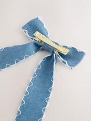 Blue Bow Clip - Image 4 of 4