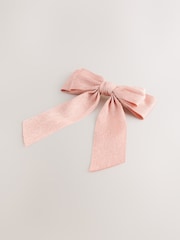Pink Bow Clip - Image 2 of 4