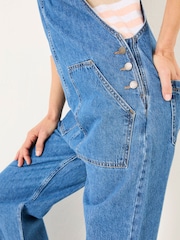 Raffles Denim Vintage Relaxed Fit Dungarees - Image 5 of 6