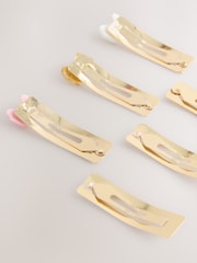 Cream Bow Clips 6 Pack - Image 4 of 4