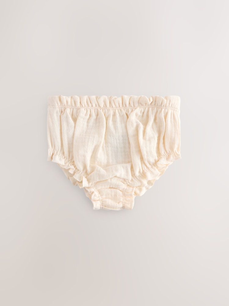 Neutral Baby 100% Cotton Knickers 3 Pack (0mths-2yrs) - Image 2 of 7