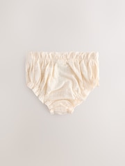 Neutral Baby 100% Cotton Knickers 3 Pack (0mths-2yrs) - Image 3 of 7