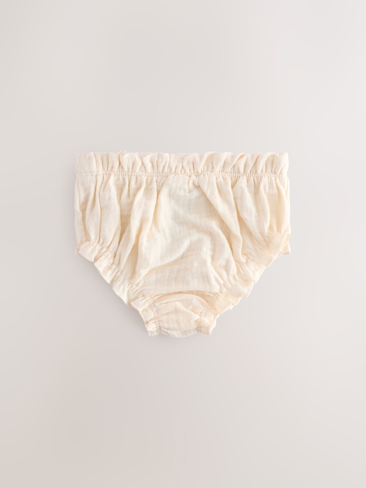 Neutral Baby 100% Cotton Knickers 3 Pack (0mths-2yrs) - Image 3 of 7