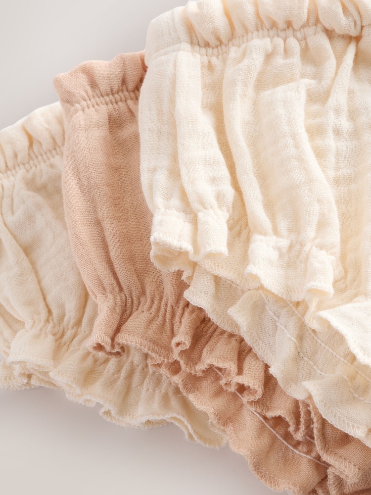 Neutral Baby 100% Cotton Knickers 3 Pack (0mths-2yrs) - Image 7 of 7