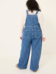 FatFace Alexa Denim Vintage Wide Leg Dungarees - Image 2 of 6