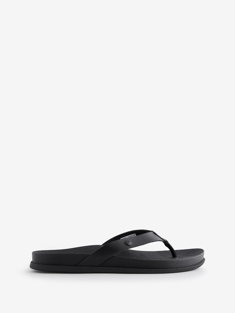 Reef Cushion Porto Cruz Black Sandals - Imagen 1 de 1