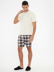 Threadbare Brown Shortie Check Pyjamas Set - Image 3 of 4
