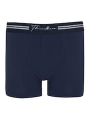 Threadbare Light Blue Dark Black Hipster Boxers 3 Pack - Image 2 of 3